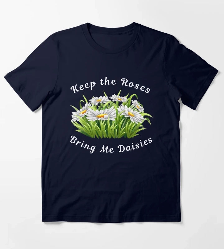 Bring Me Daisies for the Daisy Lovers T-Shirt Navy