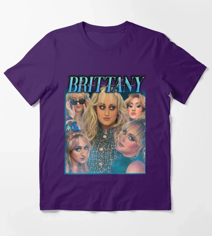 Brittany Broski etsy tshirt style T-Shirt Purple