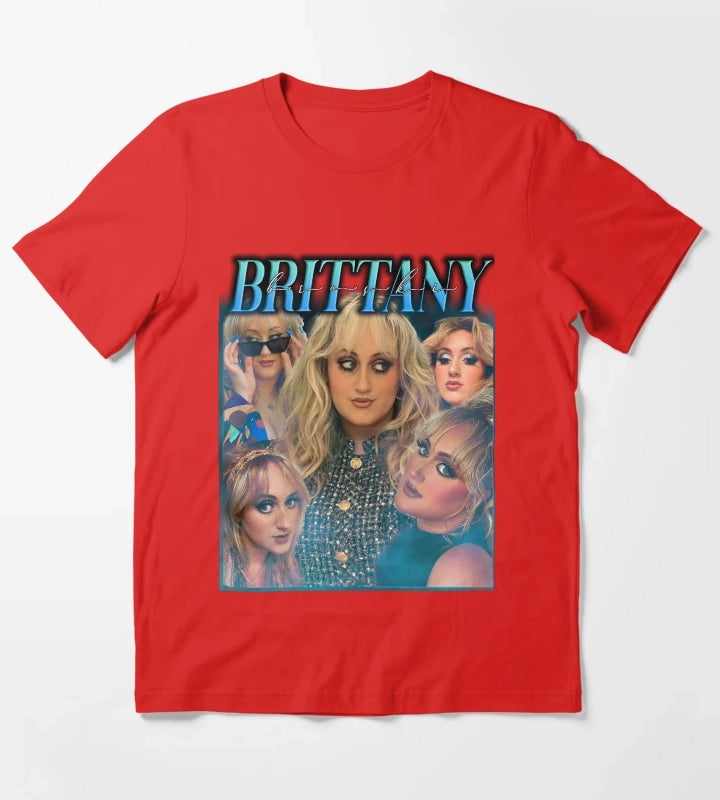 Brittany Broski etsy tshirt style T-Shirt Red