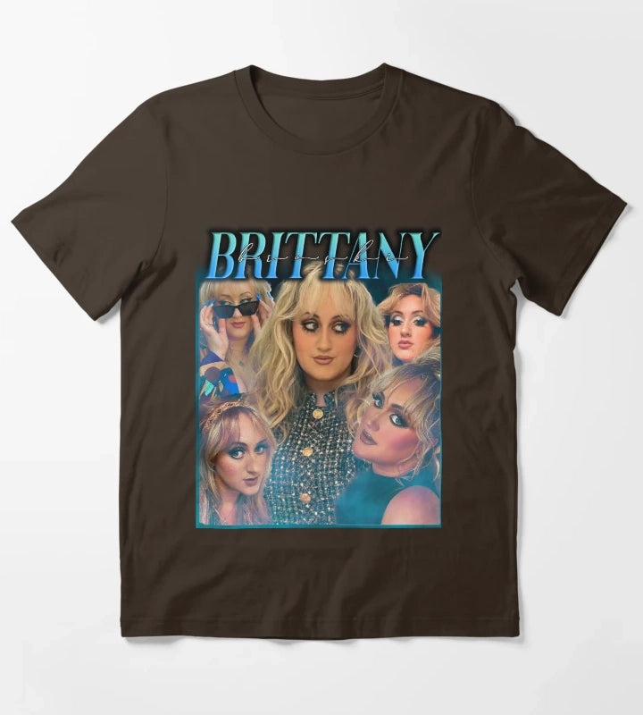 Brittany Broski etsy tshirt style T-Shirt Brown