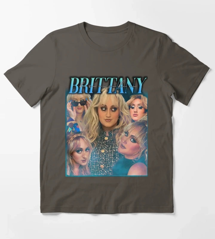 Brittany Broski etsy tshirt style T-Shirt Dark Grey