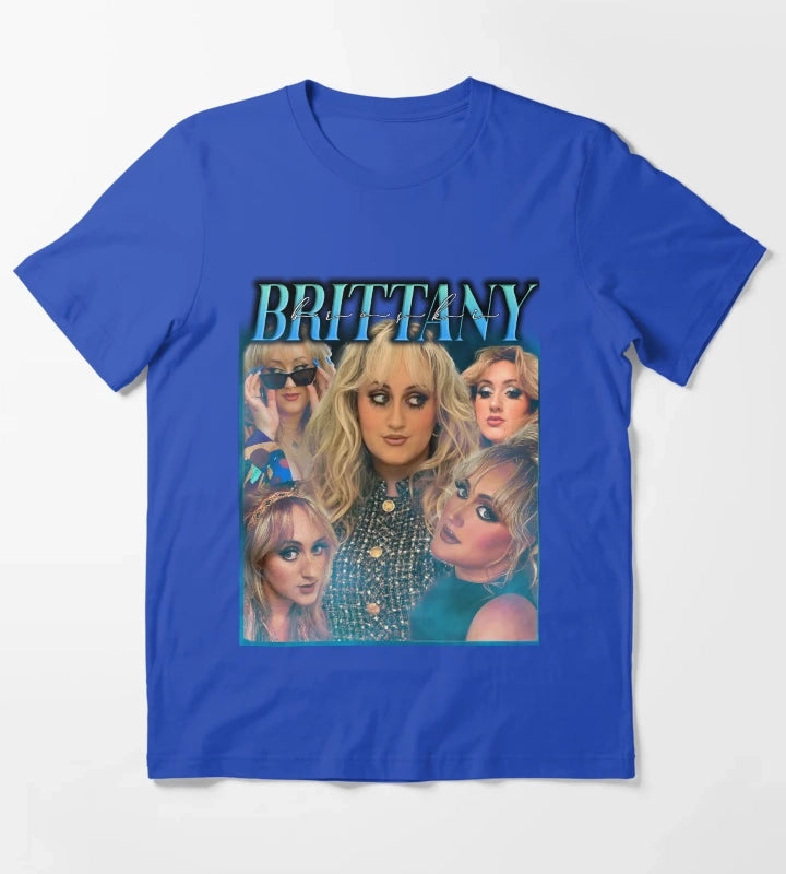 Brittany Broski etsy tshirt style T-Shirt Blue