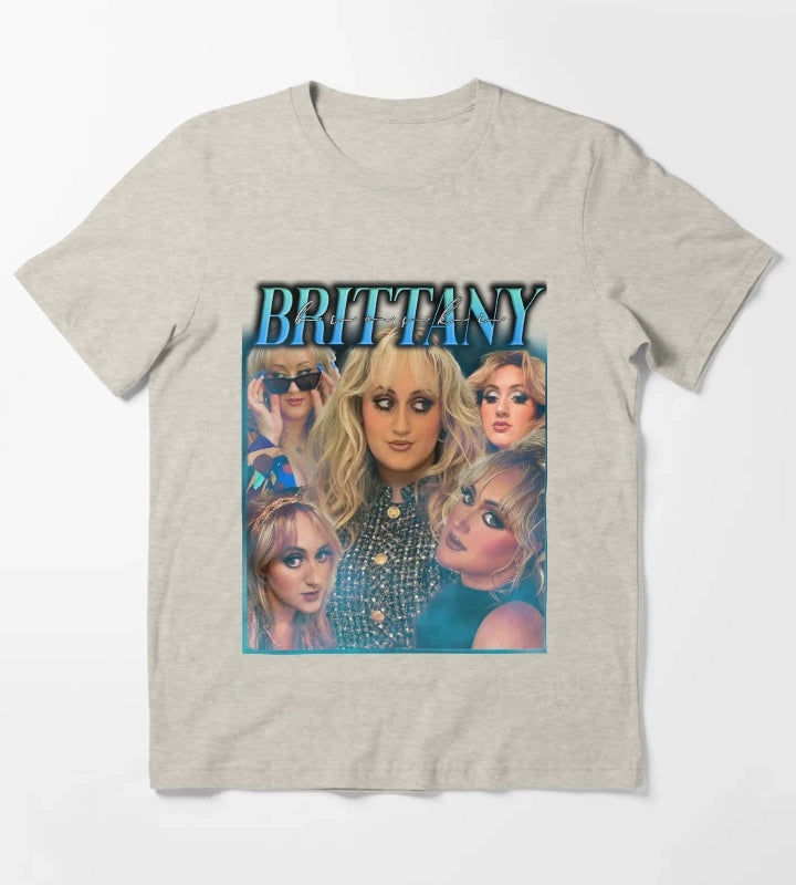 Brittany Broski etsy tshirt style T-Shirt Cream