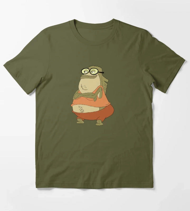 Bubble Bass T-Shirt Olive Green