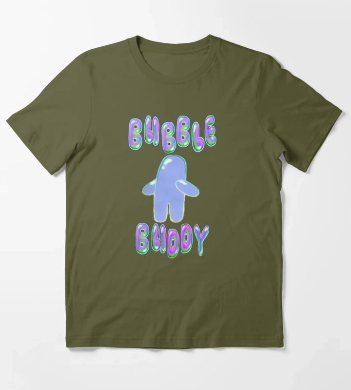 Bubble Buddy T-Shirt Olive Green