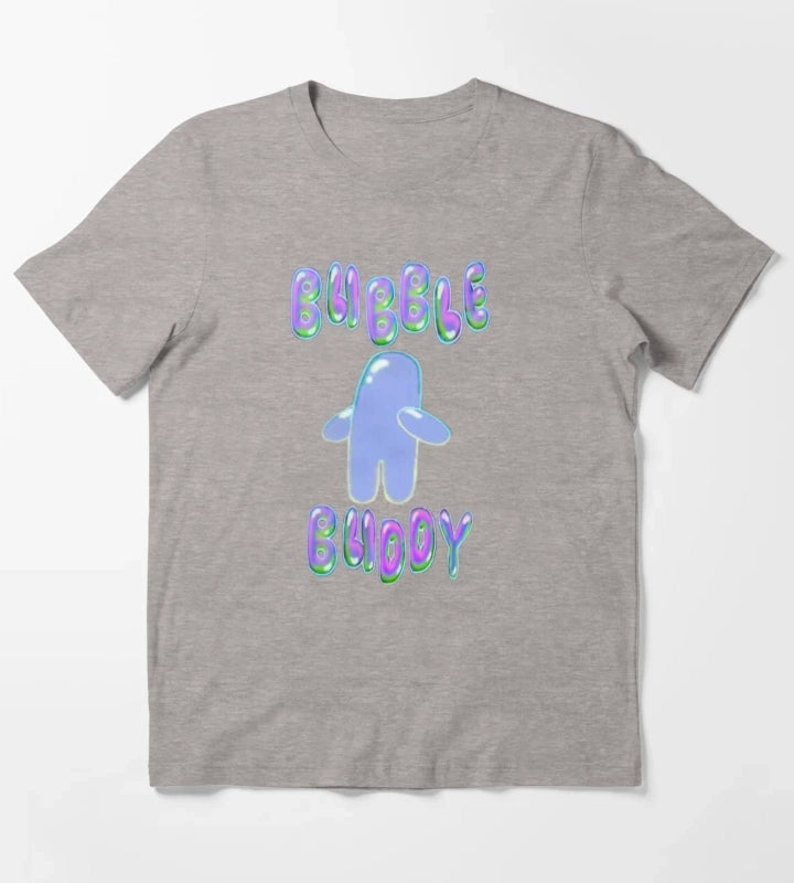 Bubble Buddy T-Shirt Heather Grey