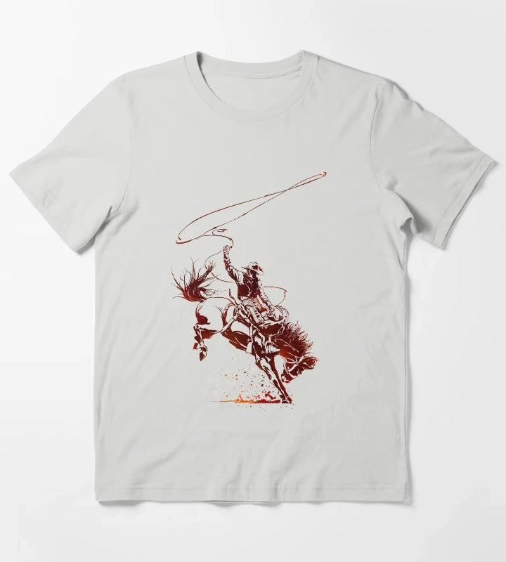 Bucking Bronco 2 T-Shirt Light Grey