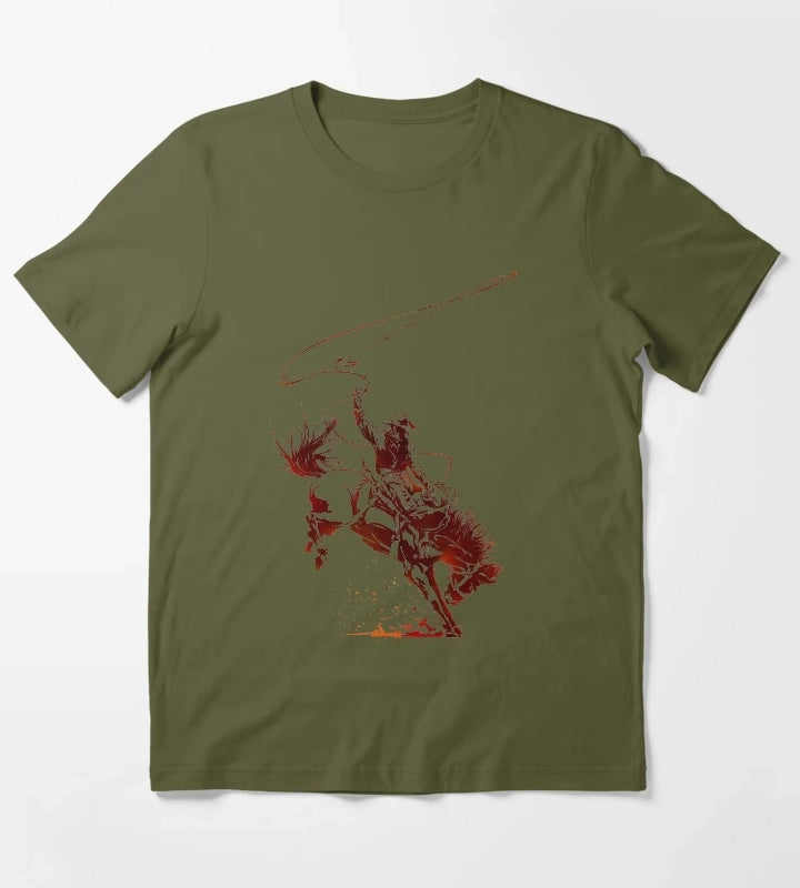Bucking Bronco 2 T-Shirt Olive Green
