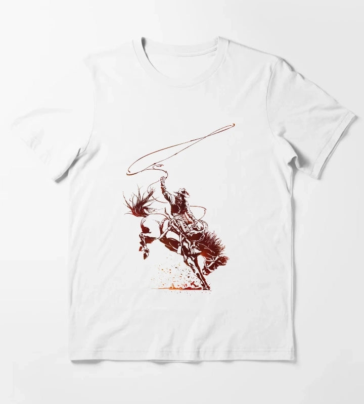 Bucking Bronco 2 T-Shirt White