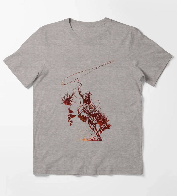Bucking Bronco 2 T-Shirt Heather Grey