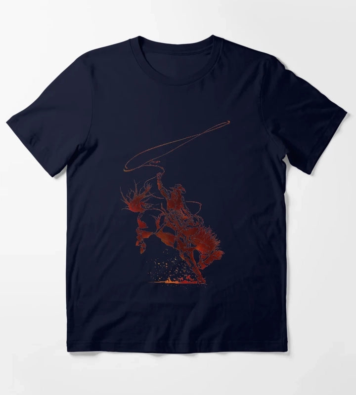 Bucking Bronco 2 T-Shirt Navy