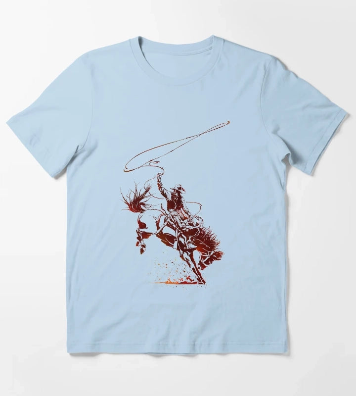 Bucking Bronco 2 T-Shirt Sky Blue