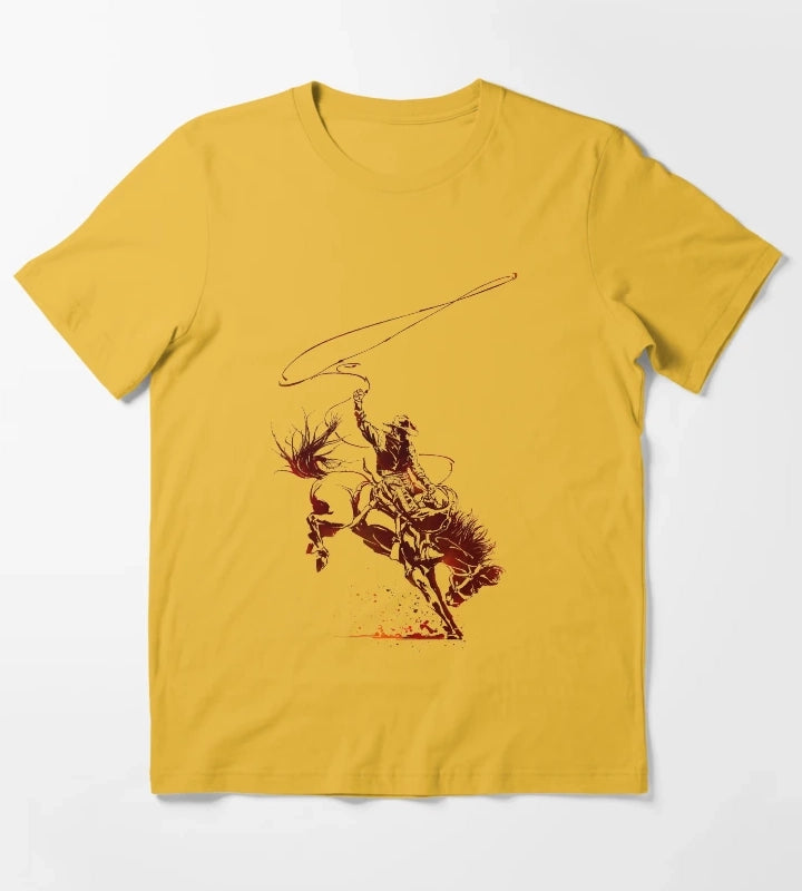 Bucking Bronco 2 T-Shirt Yellow