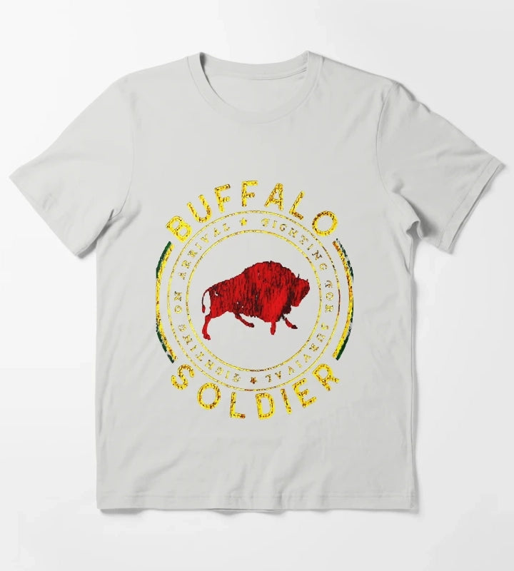 Buffalo Soldier T-Shirt Light Grey