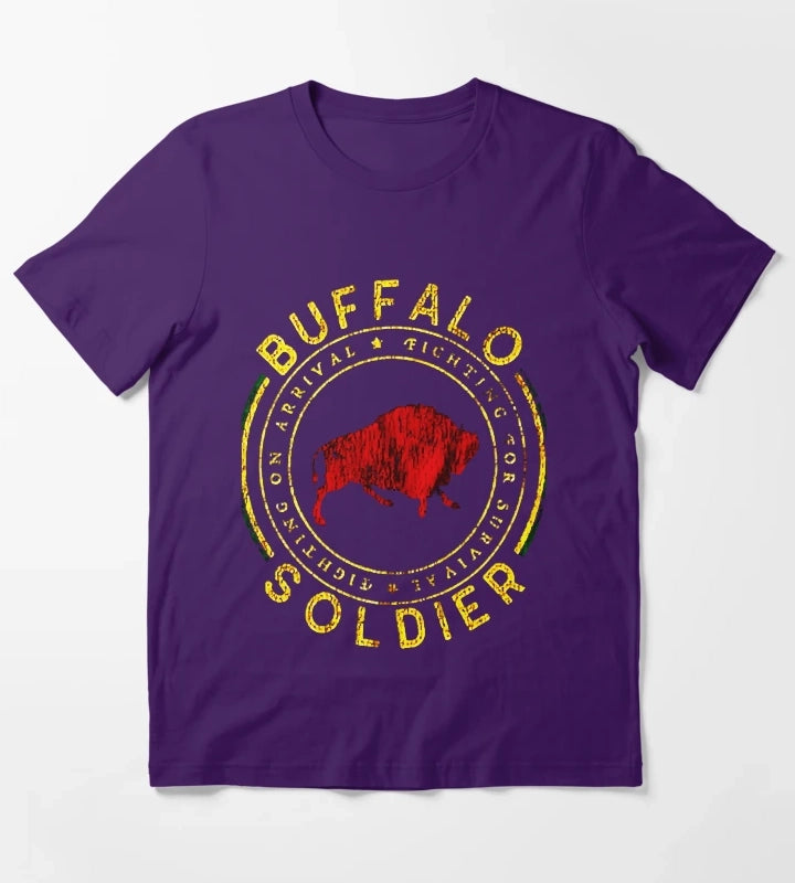 Buffalo Soldier T-Shirt Purple