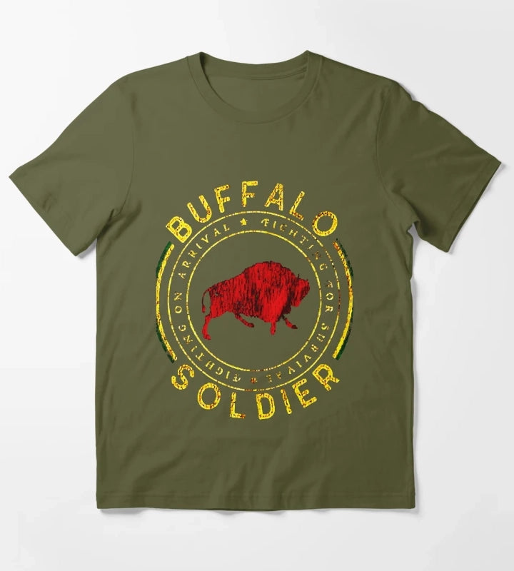 Buffalo Soldier T-Shirt Olive Green