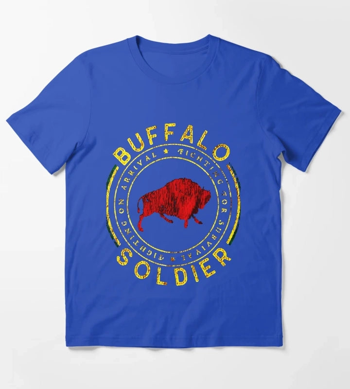Buffalo Soldier T-Shirt Blue