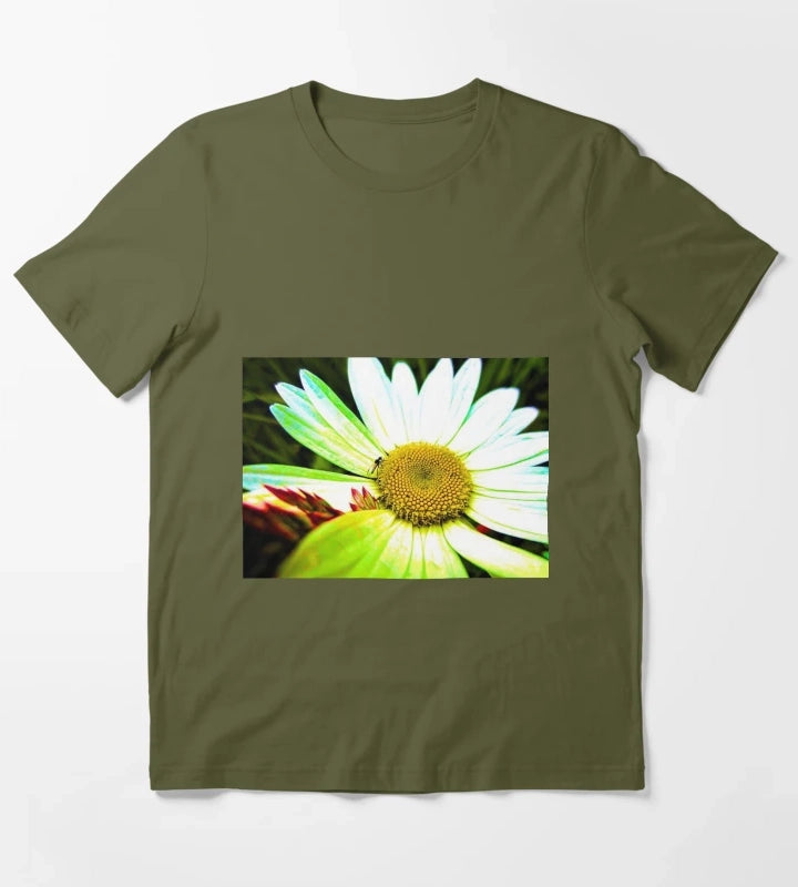 Bug Daisy T-Shirt Olive Green