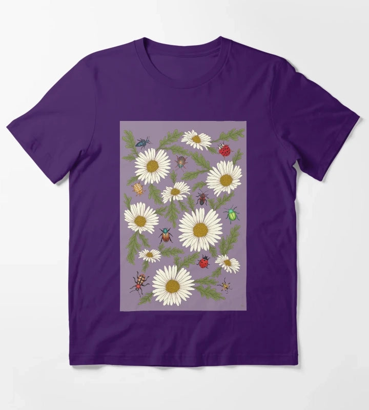 Bugs and Daisies T-Shirt Purple