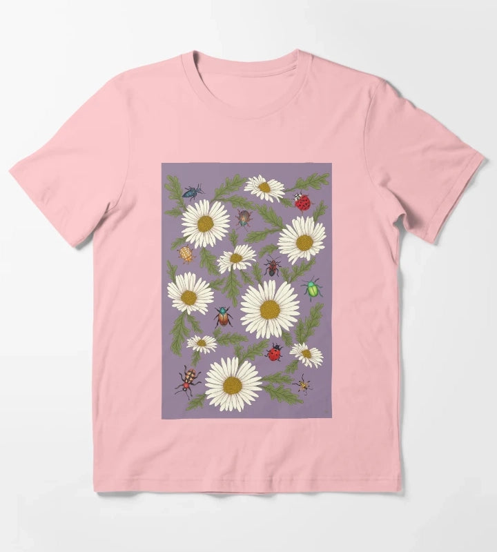 Bugs and Daisies T-Shirt Dark Grey