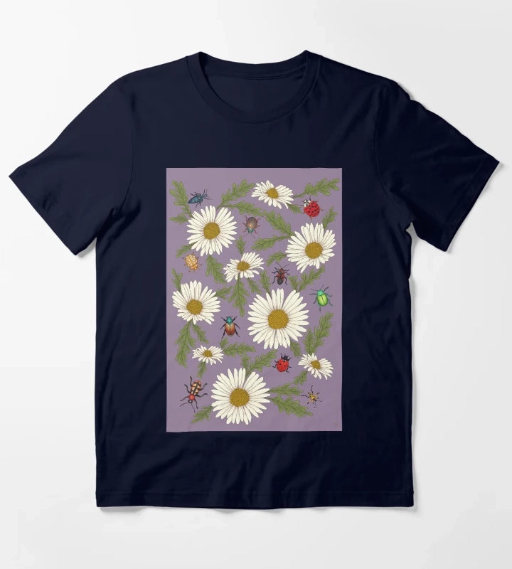 Bugs and Daisies T-Shirt Navy