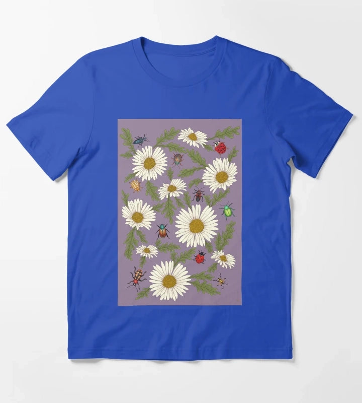 Bugs and Daisies T-Shirt Blue
