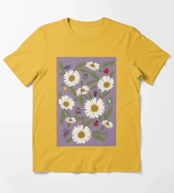 Bugs and Daisies T-Shirt Yellow