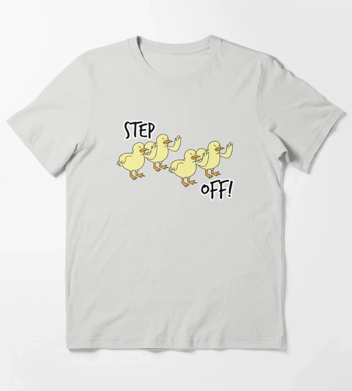 Bunch of Ducks Regular Show T-Shirt Light Grey