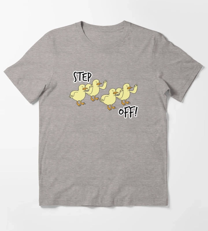 Bunch of Ducks Regular Show T-Shirt Heather Grey