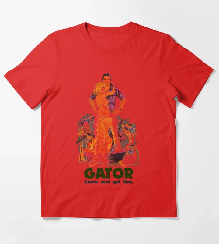 Burt Reynolds is Gator Cult Classic Fan Art T-Shirt Red