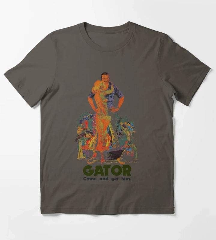 Burt Reynolds is Gator Cult Classic Fan Art T-Shirt Dark Grey