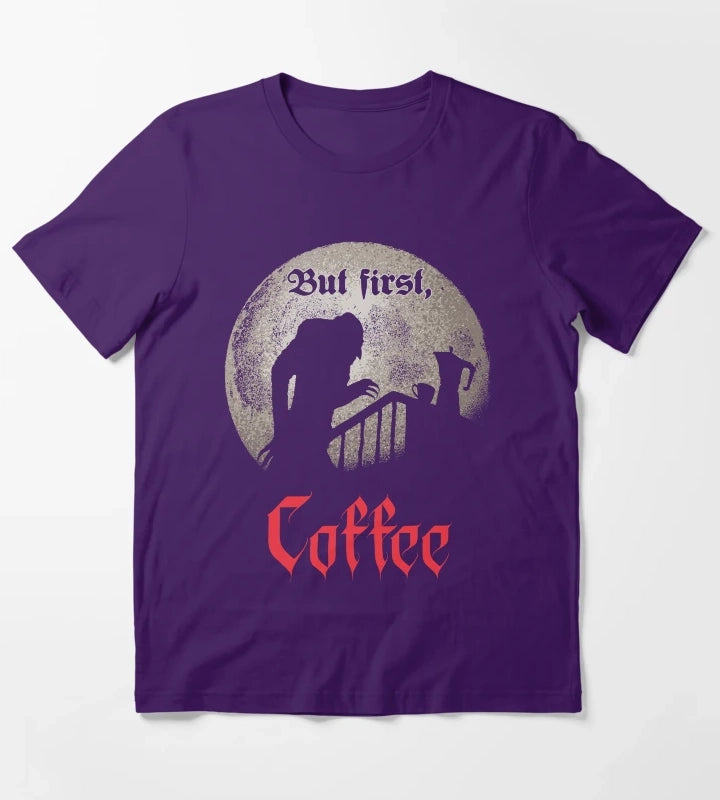 But first coffee T-Shirt Purple