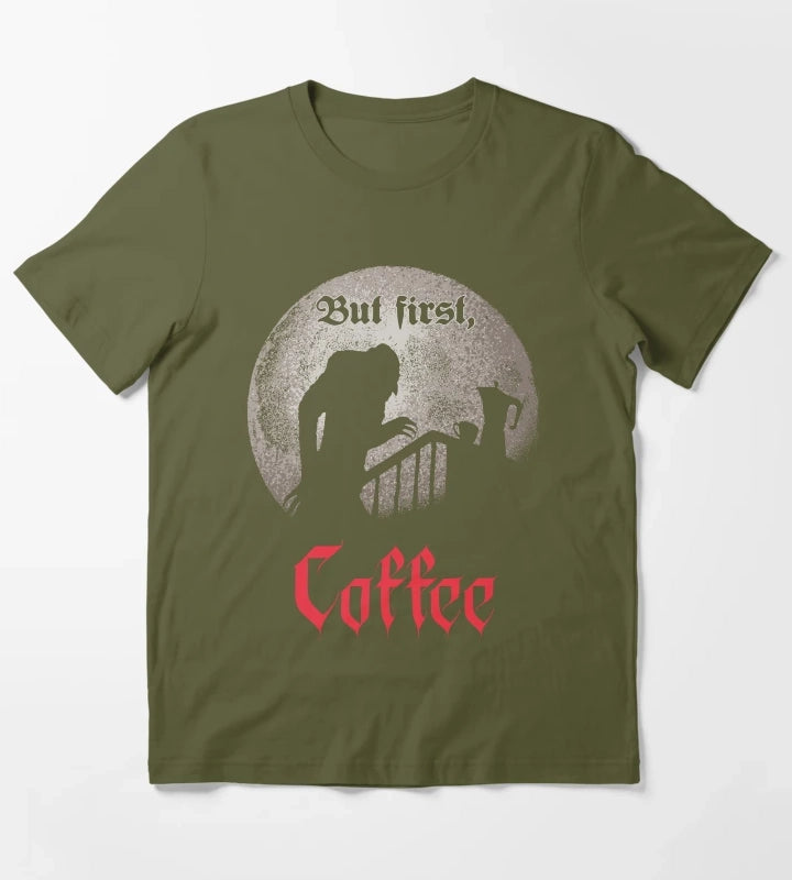 But first coffee T-Shirt Olive Green