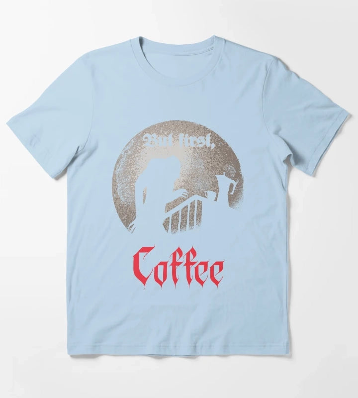 But first coffee T-Shirt Sky Blue