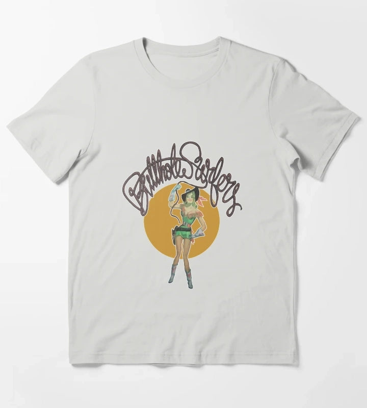 Butthole Surfers Cowgirl T-Shirt Light Grey