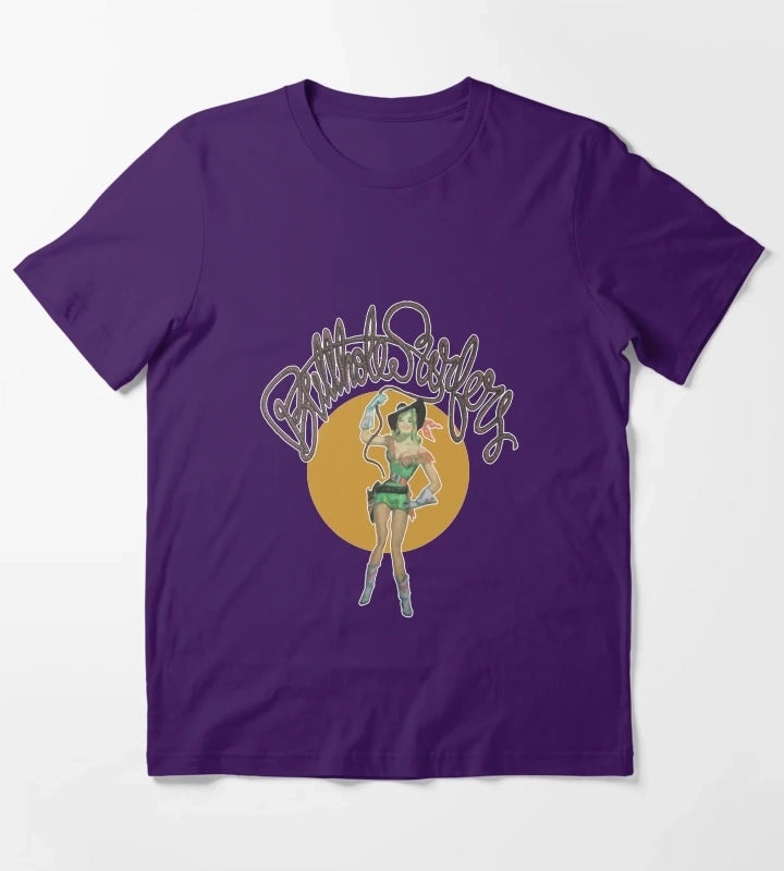 Butthole Surfers Cowgirl T-Shirt Purple