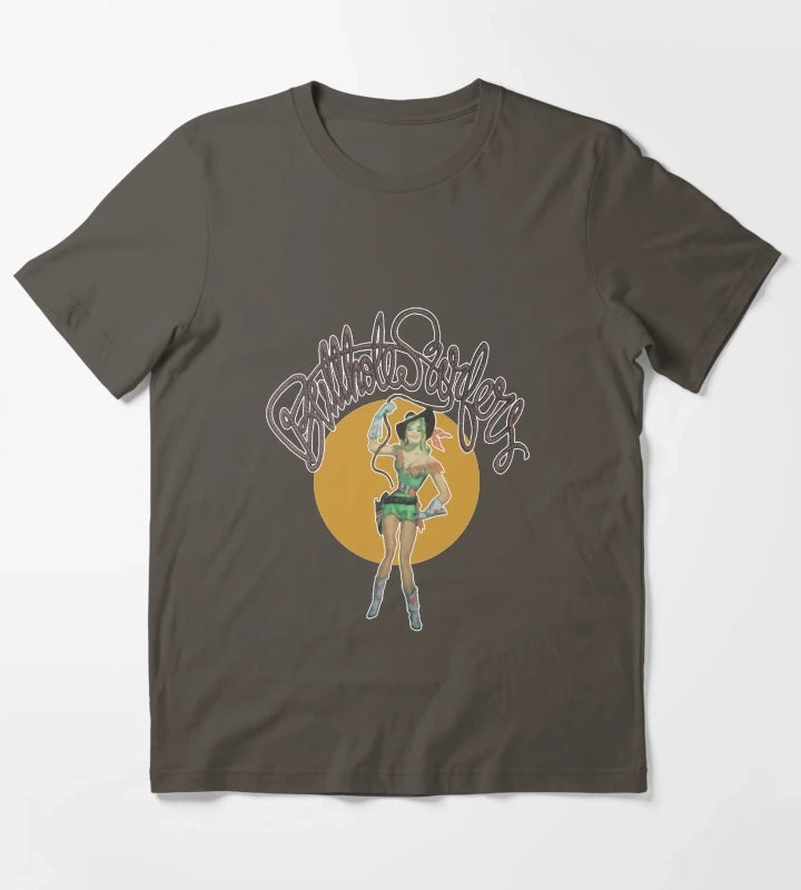Butthole Surfers Cowgirl T-Shirt Dark Grey