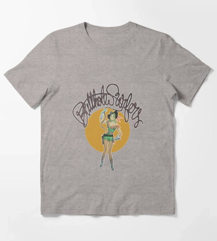 Butthole Surfers Cowgirl T-Shirt Heather Grey