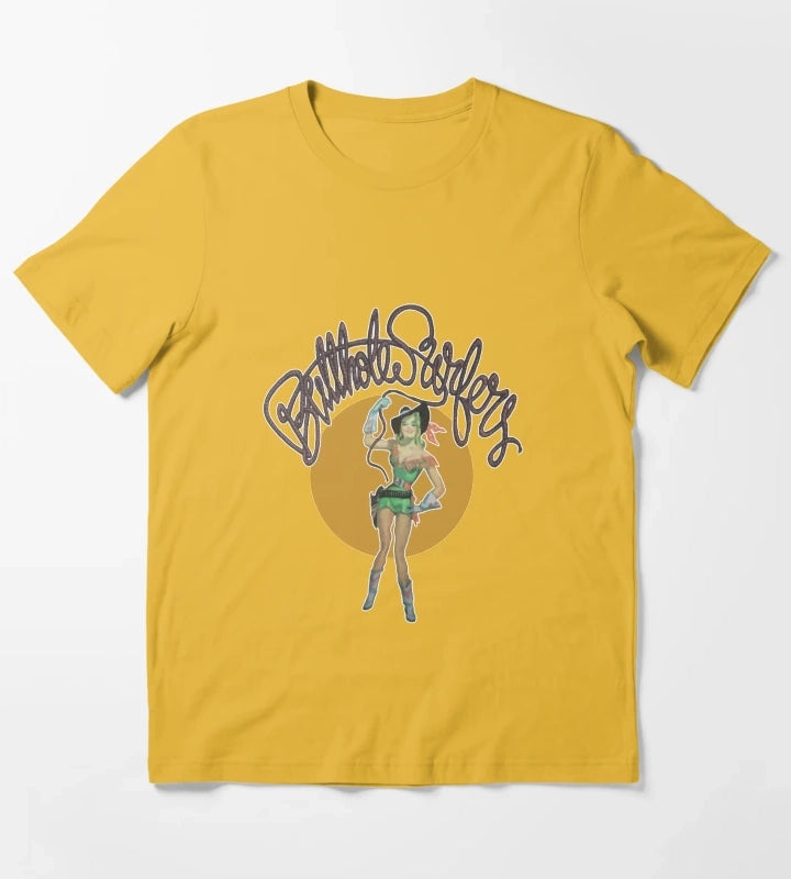 Butthole Surfers Cowgirl T-Shirt Yellow