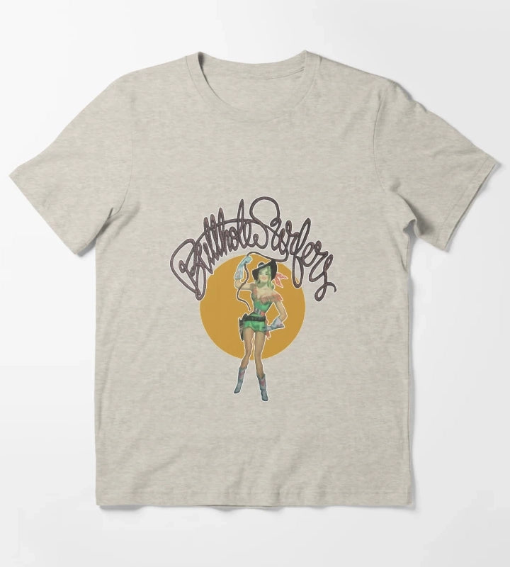 Butthole Surfers Cowgirl T-Shirt Cream