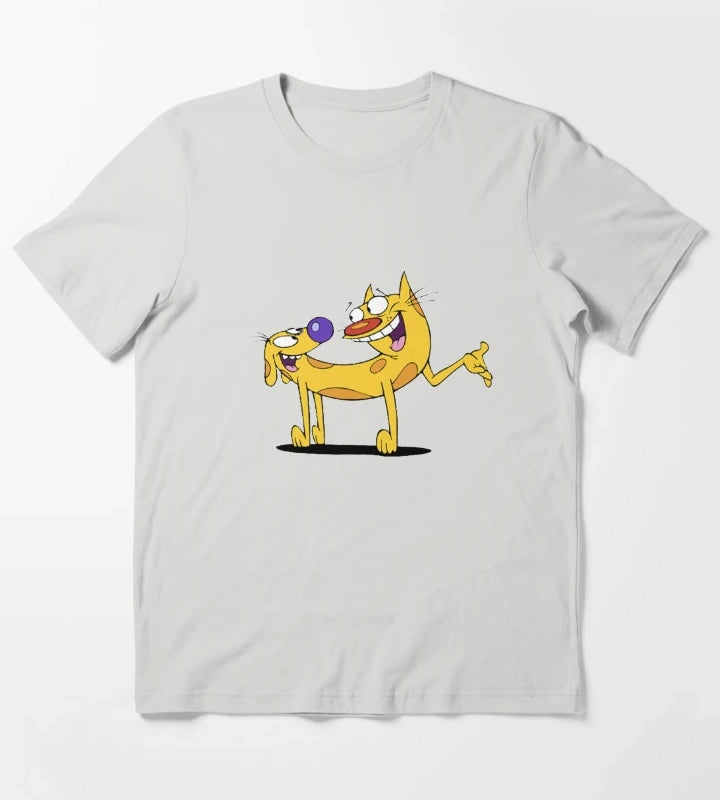 CATDOG T-Shirt Light Grey