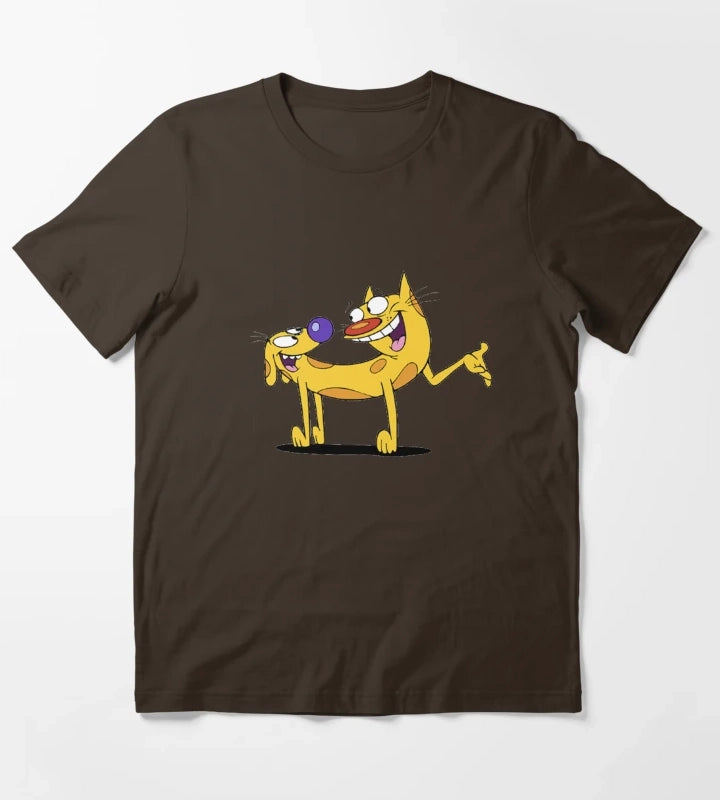CATDOG T-Shirt Brown