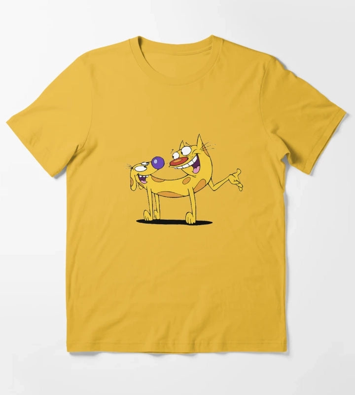 CATDOG T-Shirt Yellow