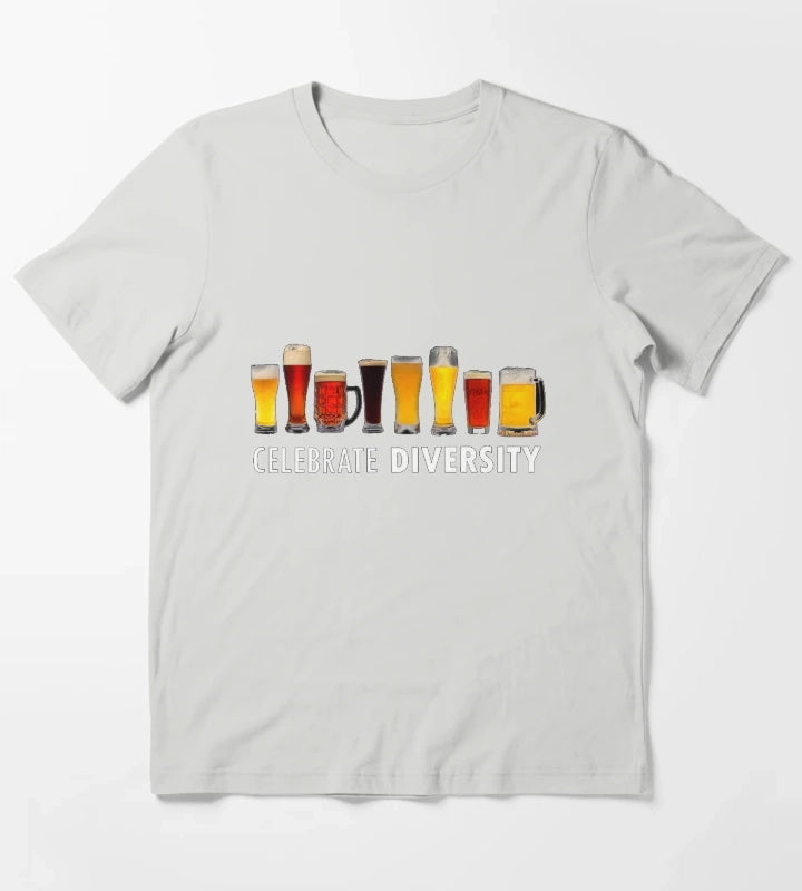 CELEBRATE DIVERSITY T-Shirt Light Grey