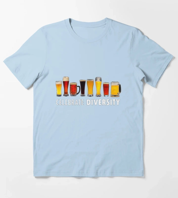 CELEBRATE DIVERSITY T-Shirt Sky Blue