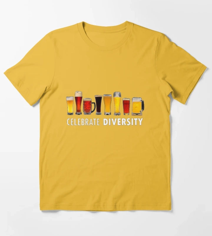 CELEBRATE DIVERSITY T-Shirt Yellow