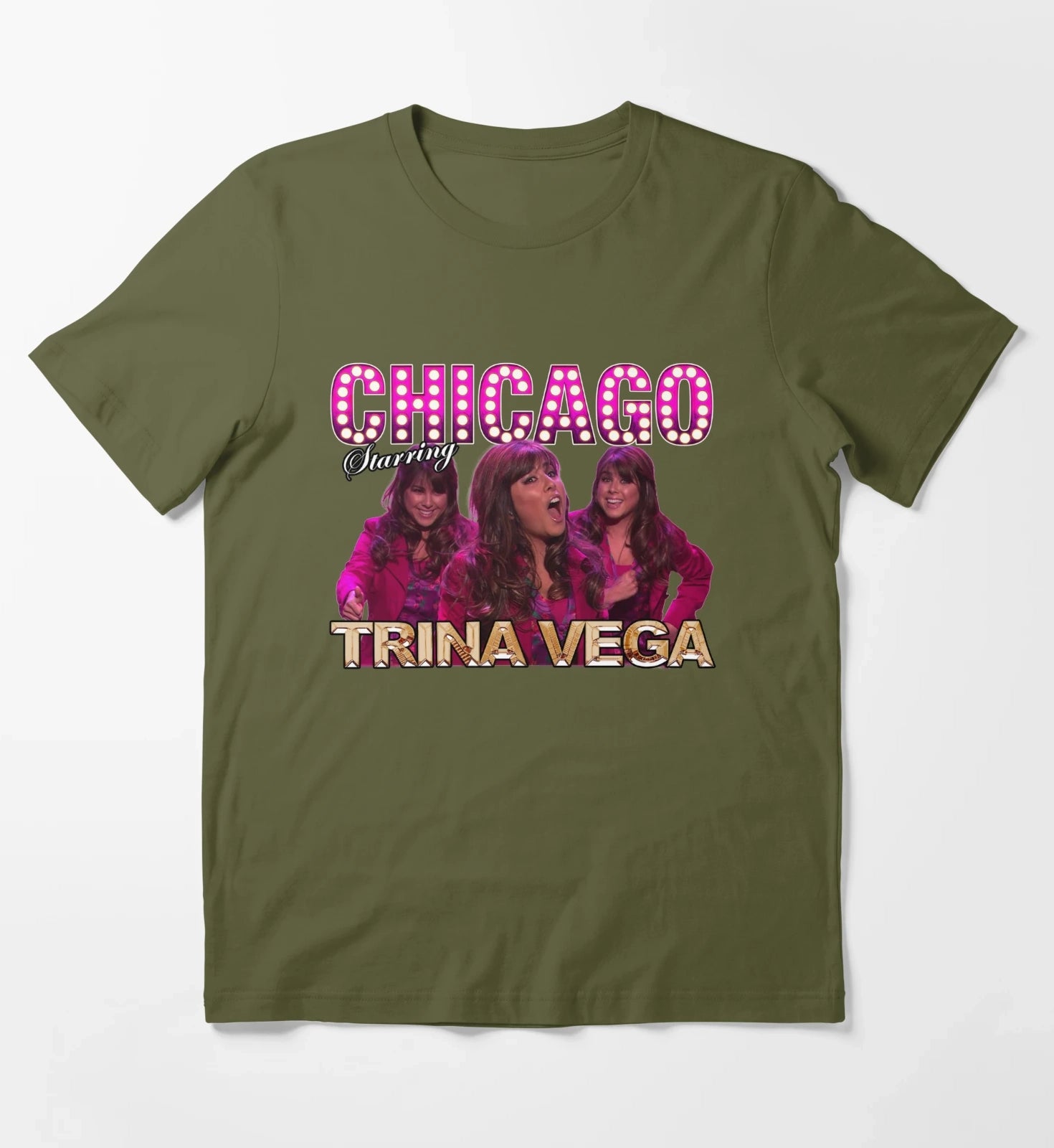 CHICAGOOOOOO T-Shirt Olive Green