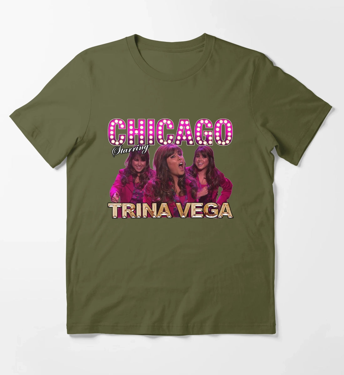 CHICAGOOOOOO T-Shirt Olive Green