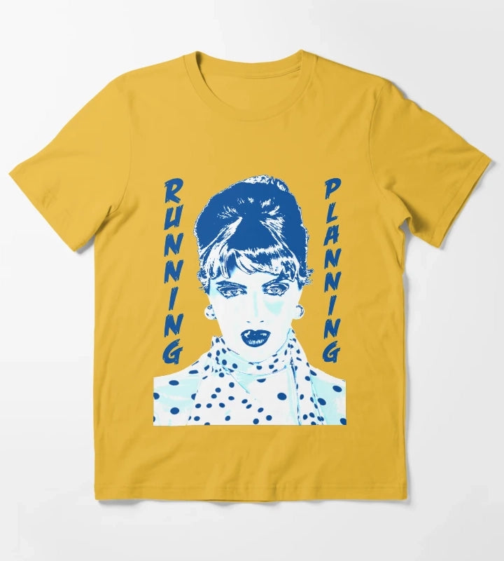 CMAT Euro Country Running Planning text T-Shirt Yellow