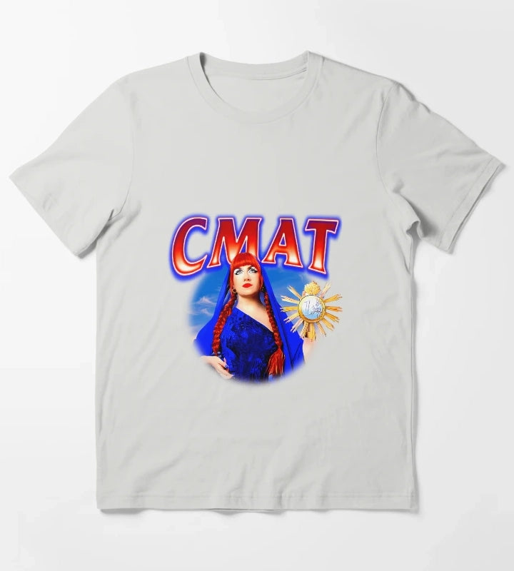 CMAT Singer EuroCountry Album T-Shirt Light Grey